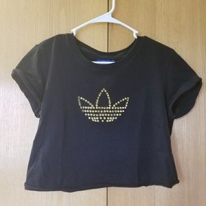 Adidas Cropped Crop Logo Top